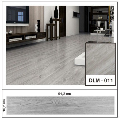 Sunbloom Paket 50 Pcs Vinyl Stiker Lantai Kayu Vinyl Lantai Premium 91.5 Cm X 15 Cm Vinyl High