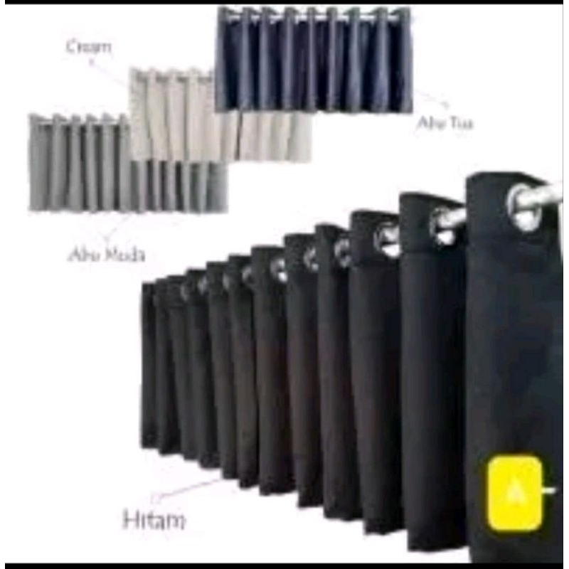 PONI GORDEN BLACKOUT GLOSSY 6 GELOMBANG