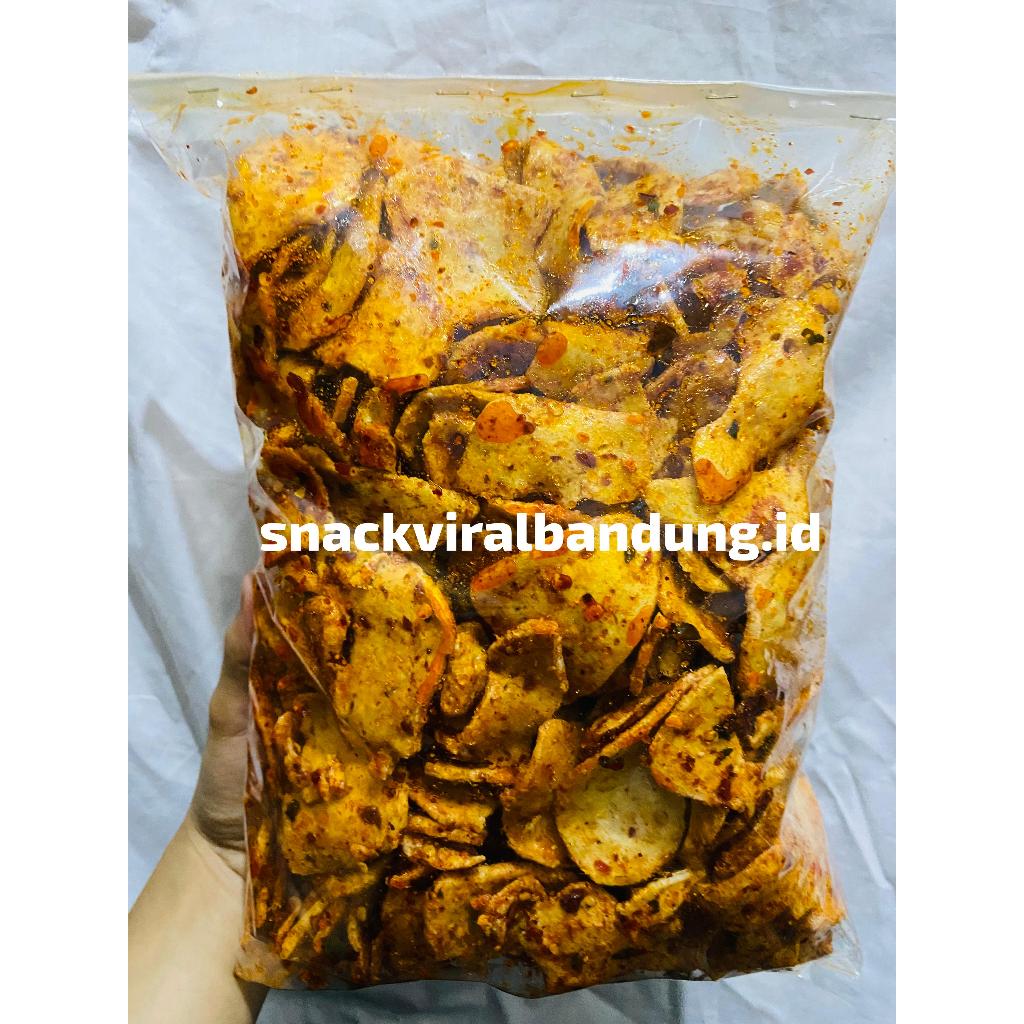 

basreng keripik/basreng koin/basreng bulat pedas daun jeruk enak gurih bumbu melimpah basreng viral/basreng terlaris