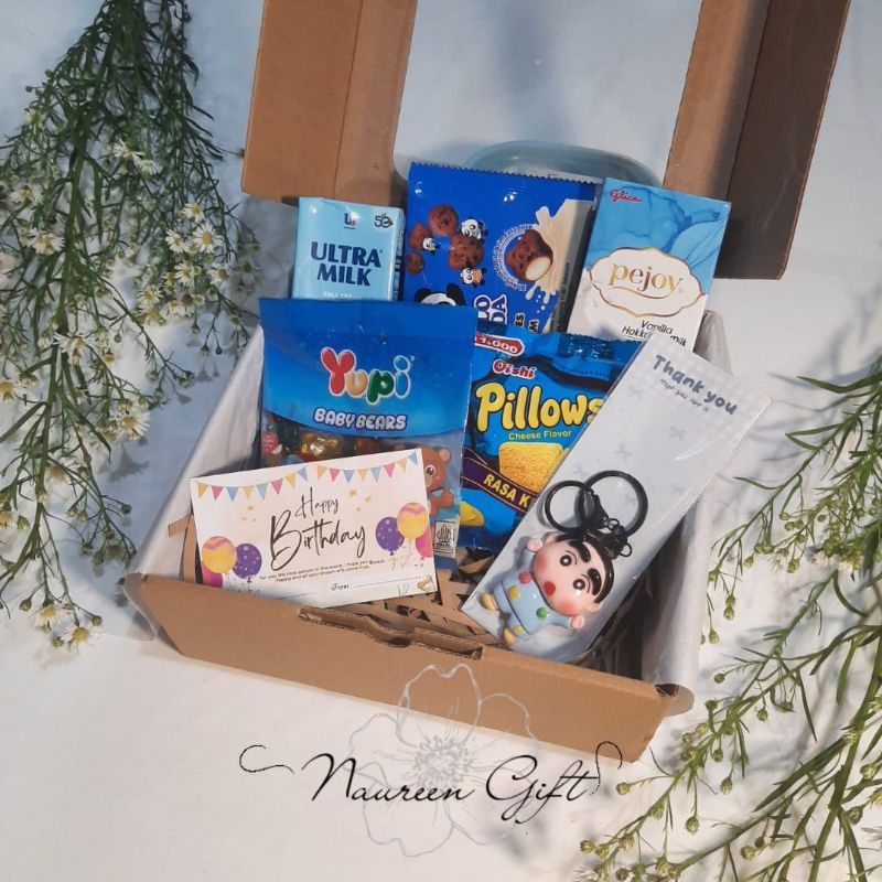 

Hampers Snack/Gift Box Sncak/Kado Ultah Cowok/Cewek Cute