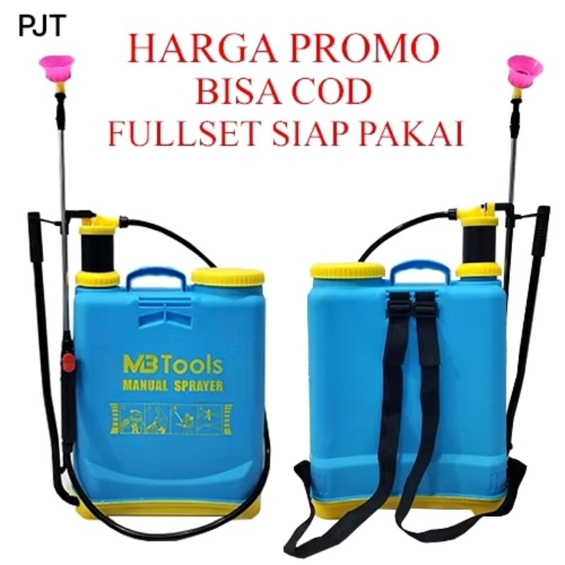 Sprayer Manual 16 Liter - Tangki Semprotan Manual - Alat Semprotan Hama Pertanian Manual Serbaguna