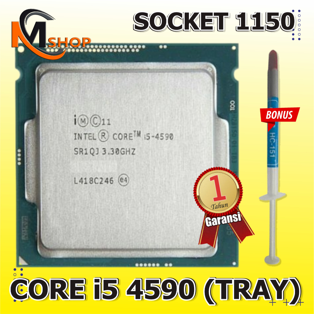 Processor Prosesor Intel Core Socket 1150 i3 4130 4150 4160 4170 i5 4570 4590 Haswell