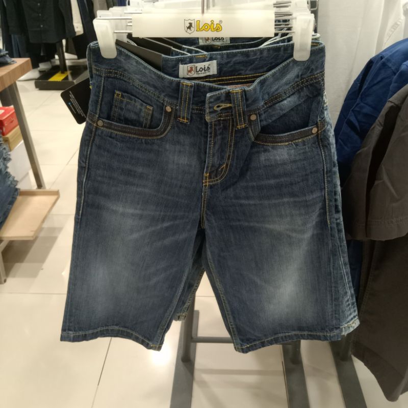 LOIS CELANA JEANS DENIM PENDEK PRIA KEREN ORIGINAL