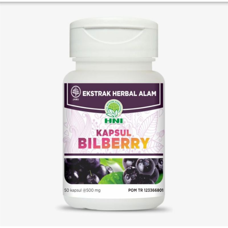 

Ekstrak Herbal Alam Kapsul Bilberry HNI -Mata