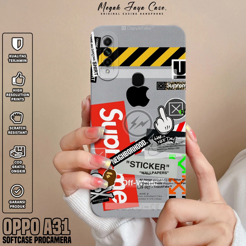 Softcase Hp Oppo A31 - Case Oppo A31 Motif BA - Casing Oppo A31 - Silikon Hp Oppo A31 - Pelindung Hp