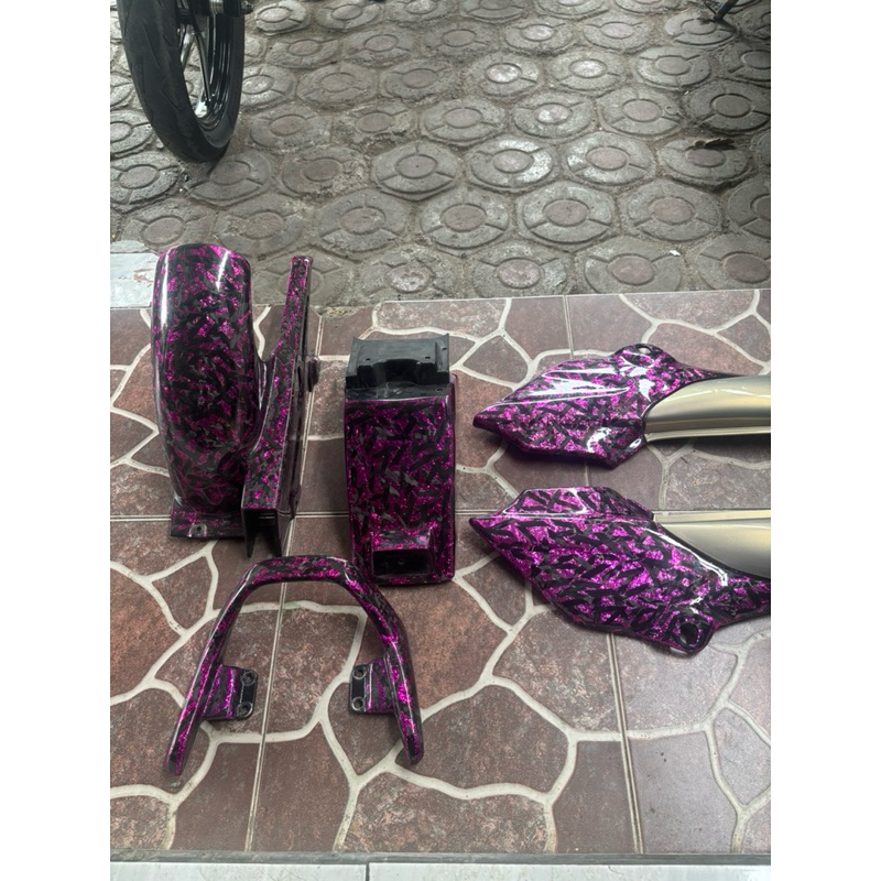 body carbon forget ungu ninja R/ss