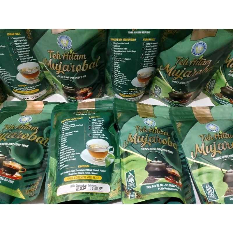 

Teh Hitam Mujarobat (45 gr) Original Halal MUI