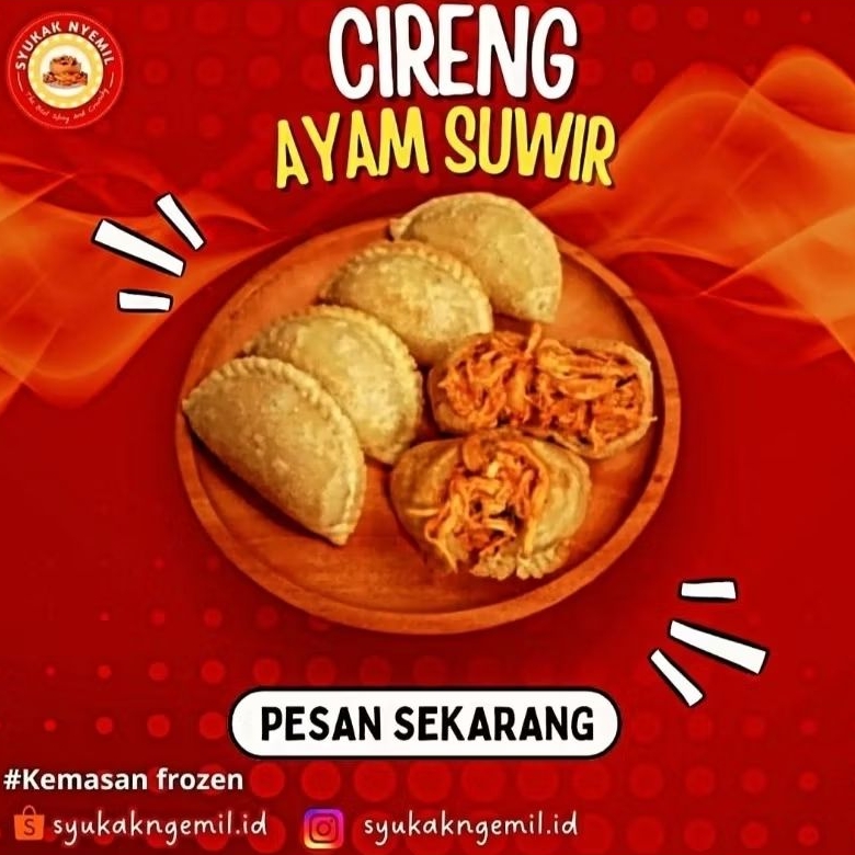 

[PROMO] Cireng Isi Ayam Suwir | Full Isian Ayam Suwir | Bahan Alami Original Halal