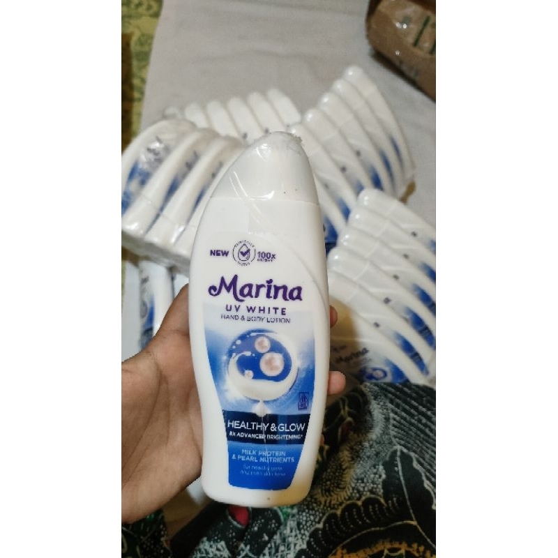 marina body lotion 185ml biru