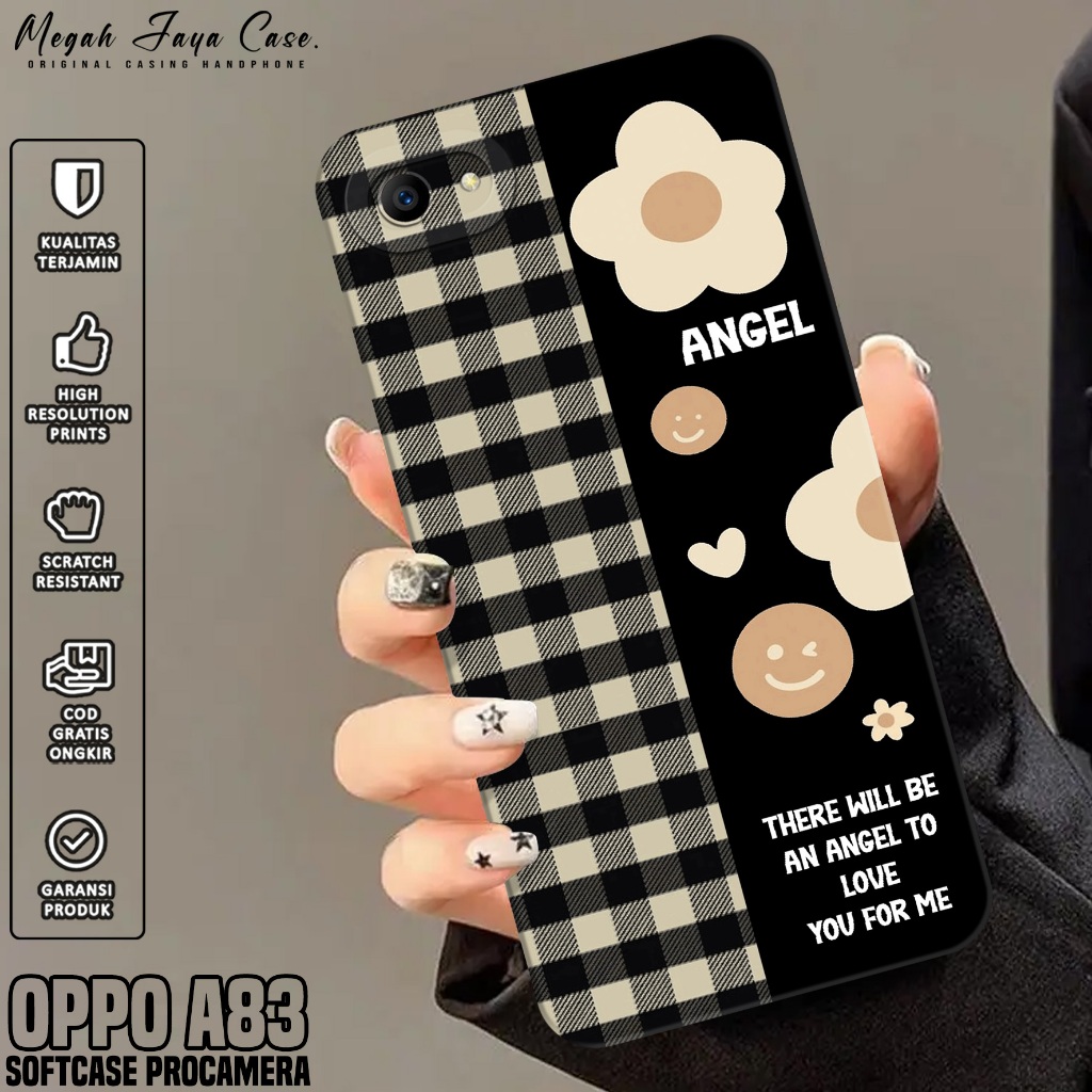 Case Hp Oppo A83 - Softcase Oppo A83 Motif BUNGA - Casing Oppo A83 - Silikon Hp Oppo A83 - Pelindung
