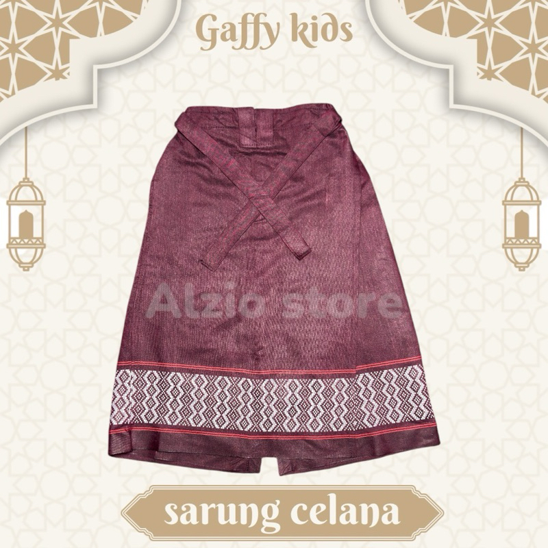 Sarung Celana Muslim Anak Laki-Laki Usia 1-10 Tahun Gaffy Kids