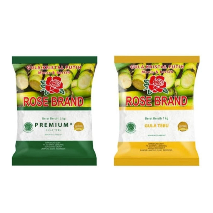 

Gula Kristal Putih Rose Brand Premium Berat Bersih 1 kg