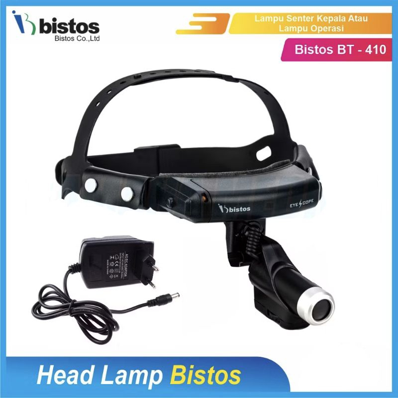 Headlamp Bistos BT410 / Lampu Kepala LED Medis / Senter Kepala