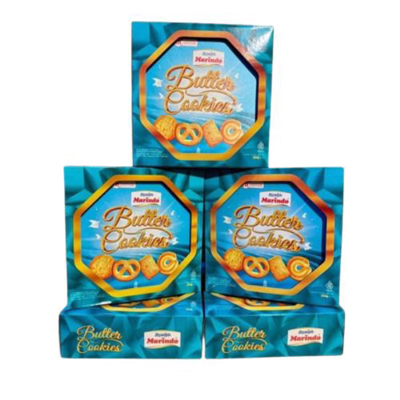 

Marindo Buttercokies Segi isi 6 kaleng snack hajatan Hampers karton