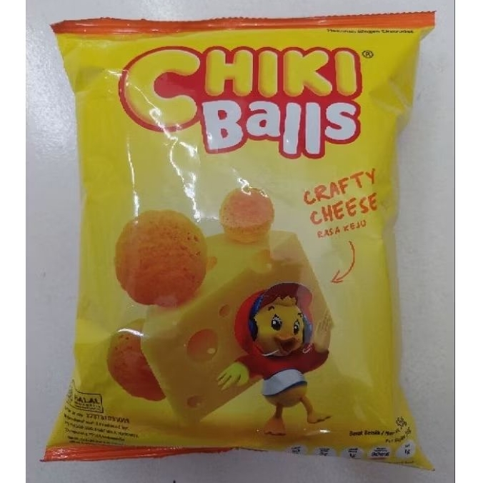 

Chiki ball keju 55g ayam & coklat 55g