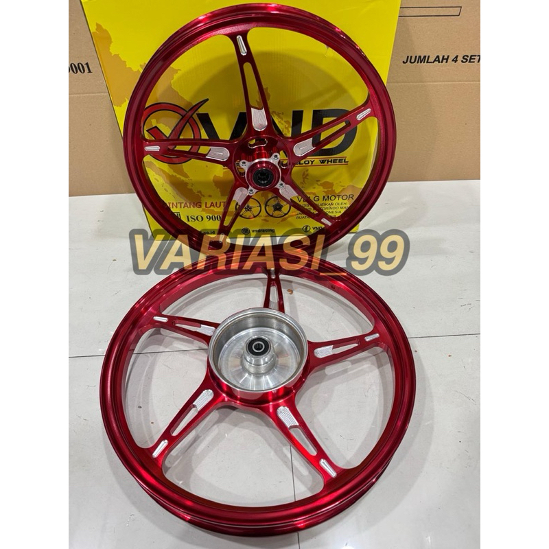 velg racing vnd bintang laut 140x17 & 160x17 jupiter z jupiter mx old f1zr vega zr pelak bintang lau