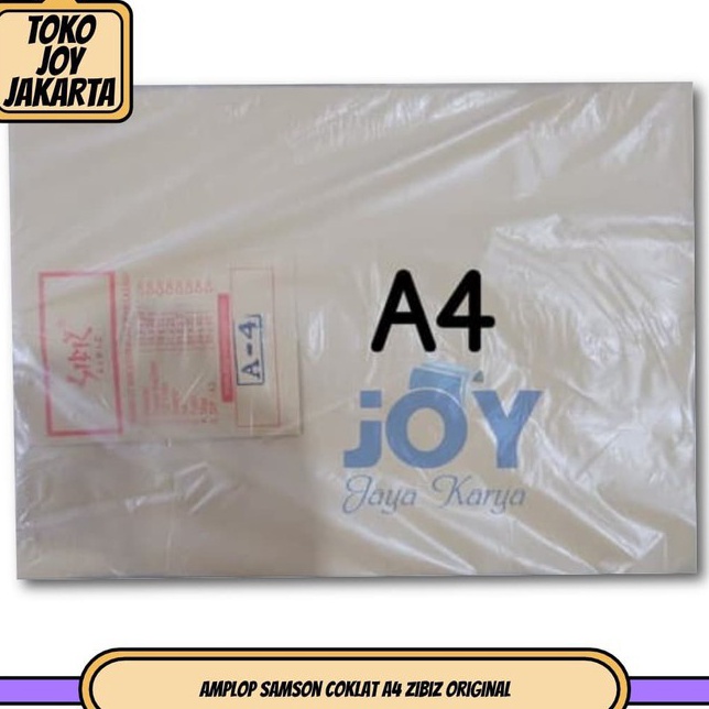 

Murah Amplop Samson Coklat A4 Zibiz Original J69