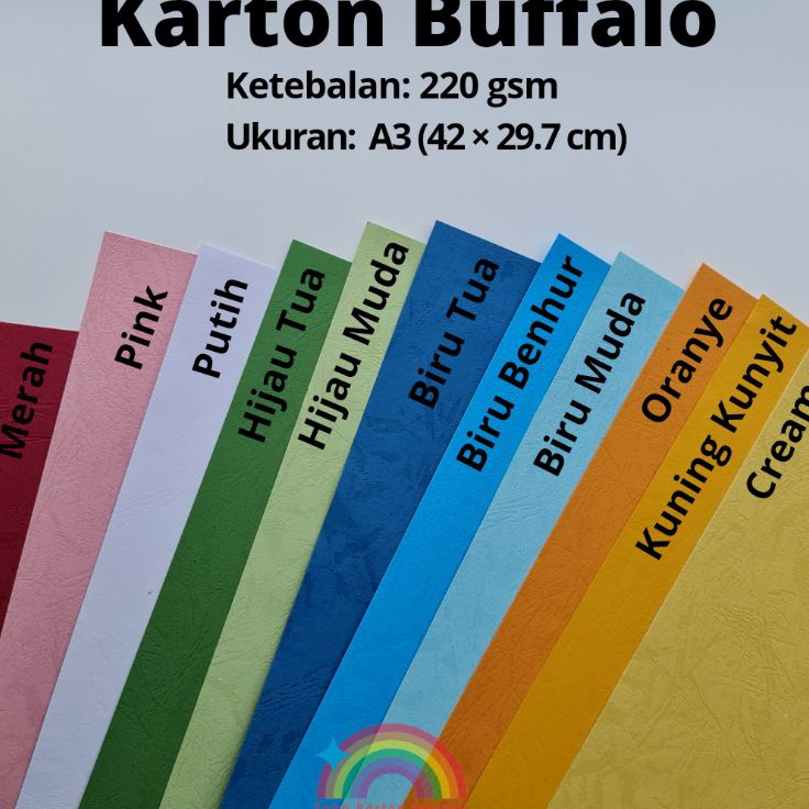 

hpStok Banyak Karton Buffalo 22 gms A3 per 25 pcs S35