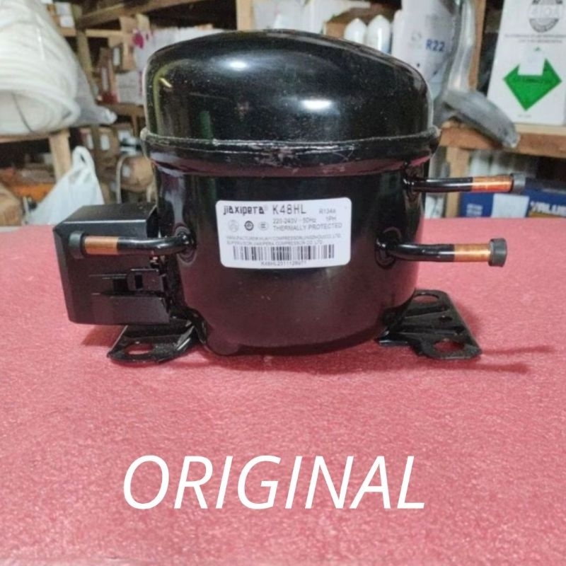 Kompresor / Compressor JIAXIPERA K48HL Kulkas 2 Pintu dan Box Frizer 180 liter Showcase ORIGINAL SHA