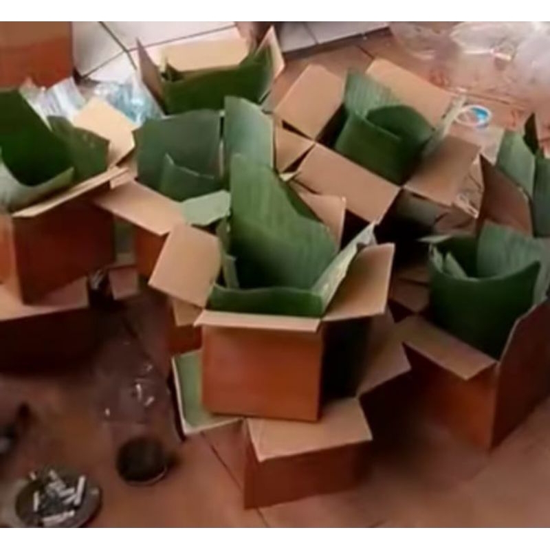 

peking tambahan daun pisang segar