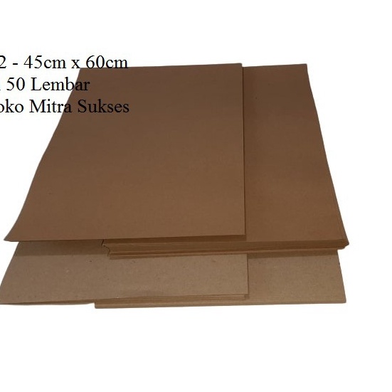 

6q Sale 5 Lembar Kertas Samson Kraft 125gram A2 45cm x 6cm Y47