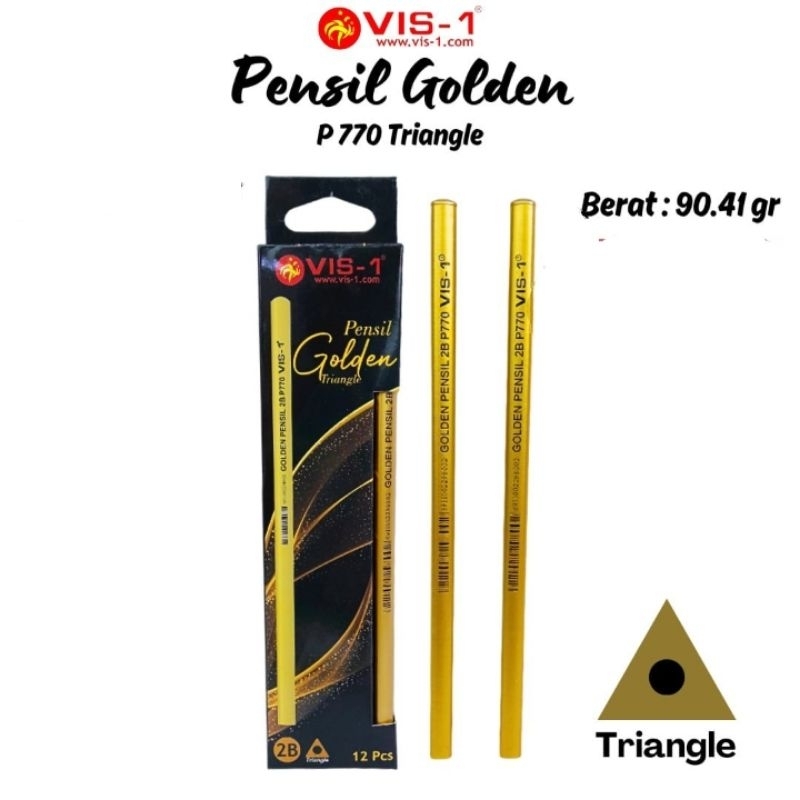 

Pensil Premium Gold Vis-1 (12pcs) / Pencil 2B Premium