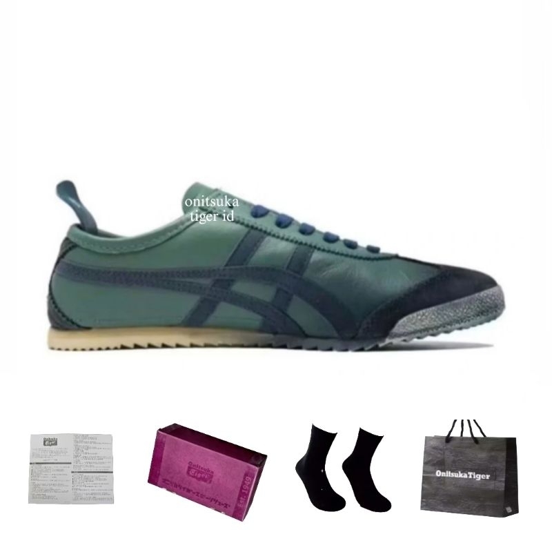 Sepatu 0nitsuka Tlger Mexco 66 Deluxe - Blue Vintage