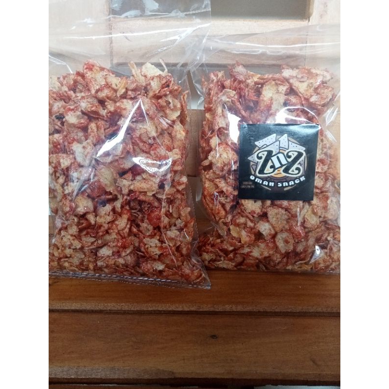 

jagung geprek pedas manis 250 gr