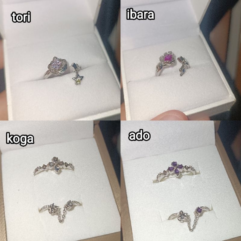 [READ DESC] Ensemble Stars 3rd, 5th & 6th Anniversary Ring - Tori Ibara Koga Adonis Rei Leo Mitsuru 