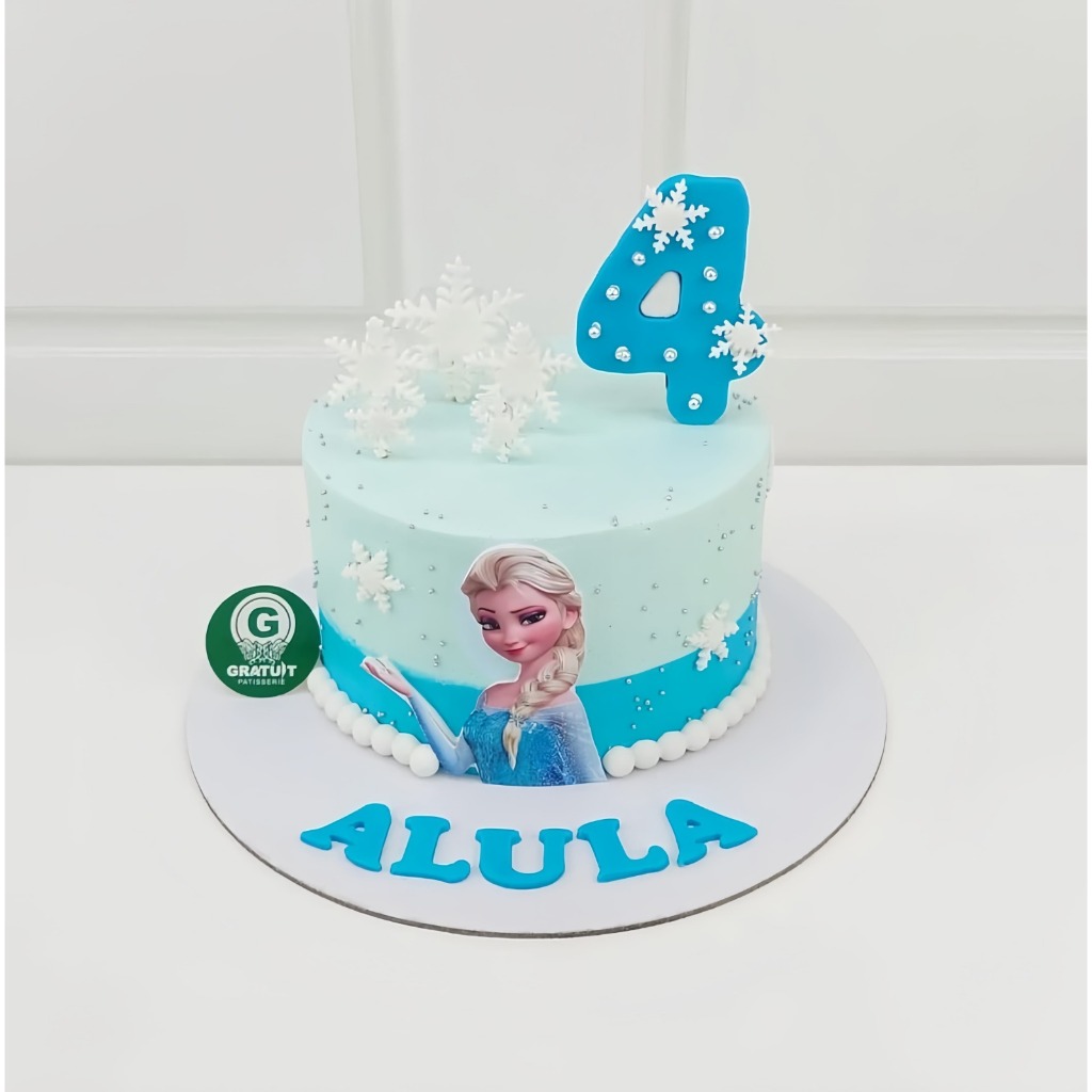 

CAKE TEMA FROZEN BUTTERCREAM + PRINT / KUE ULANG TAHUN