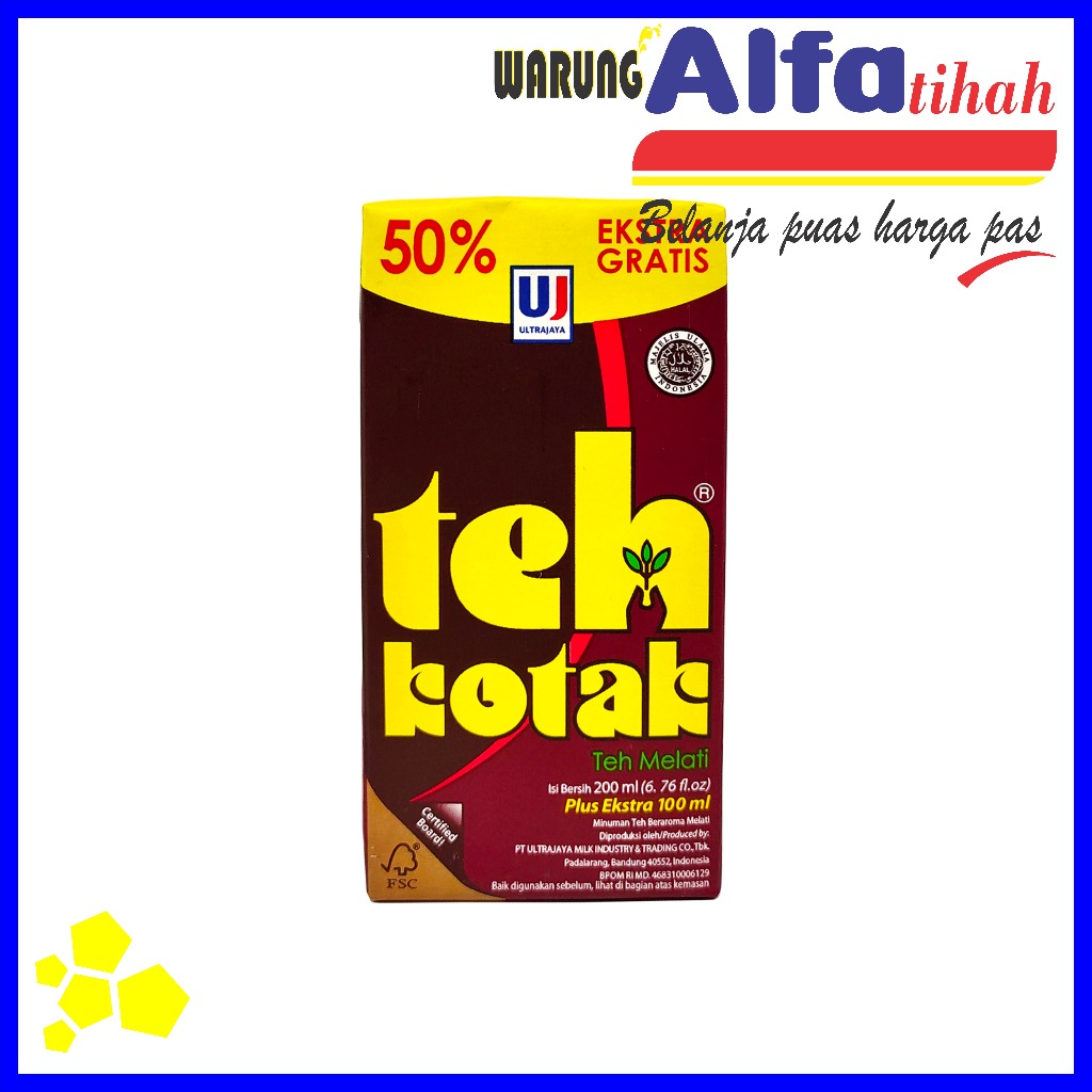 

teh kotak 300ml all varian