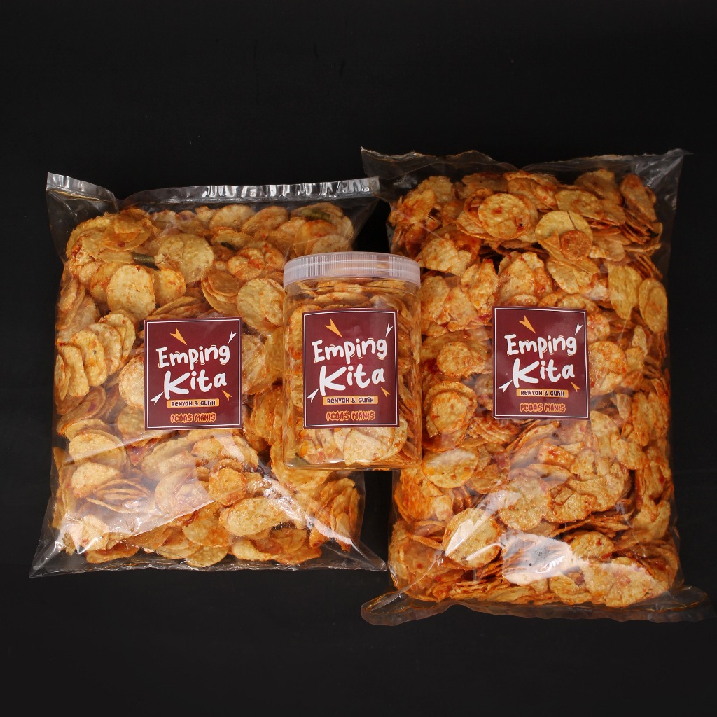 

Emping Singkong KITA Semua Varian Pedas Manis