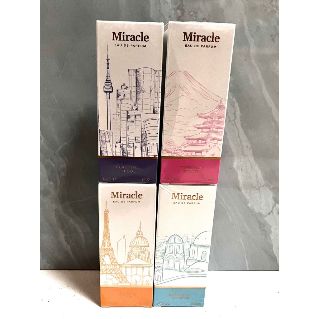 COD MINISO Parfum Miracle Eau De Parfum Wanita Miniso Original Beautiful Seoul Parisian Love Sntorin