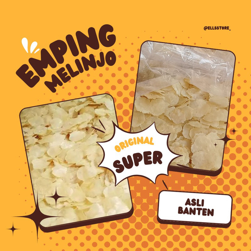 

Emping Melinjo Original Super Asli Banten 1 Kg