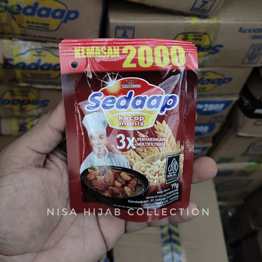 

Kecap Sedap 2000 Refill 77g kemasan hemat