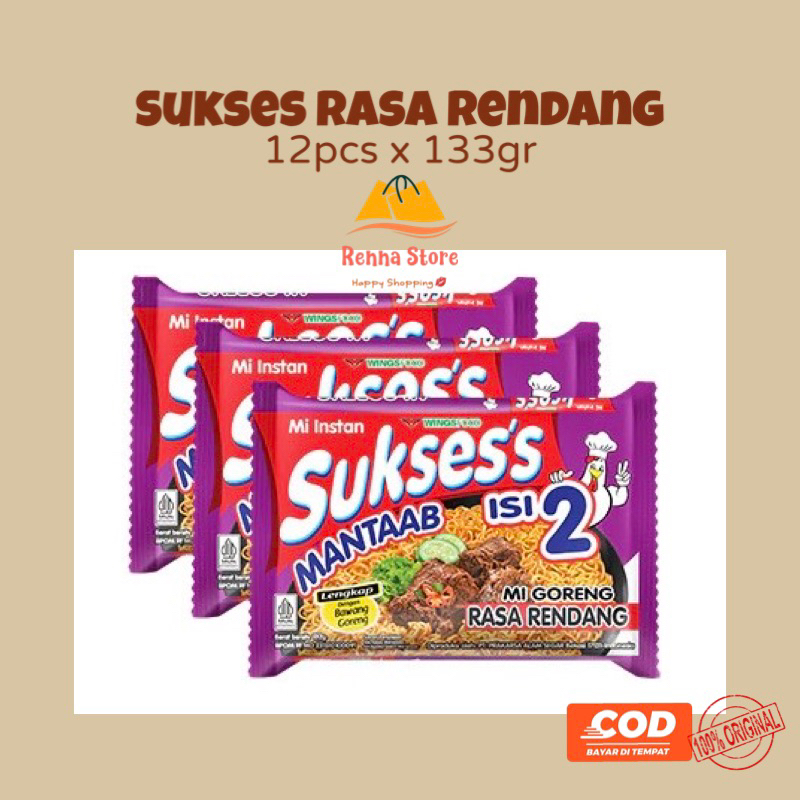

SUKSES isi 2 Mie Goreng & Kuah (isi 12pcs)
