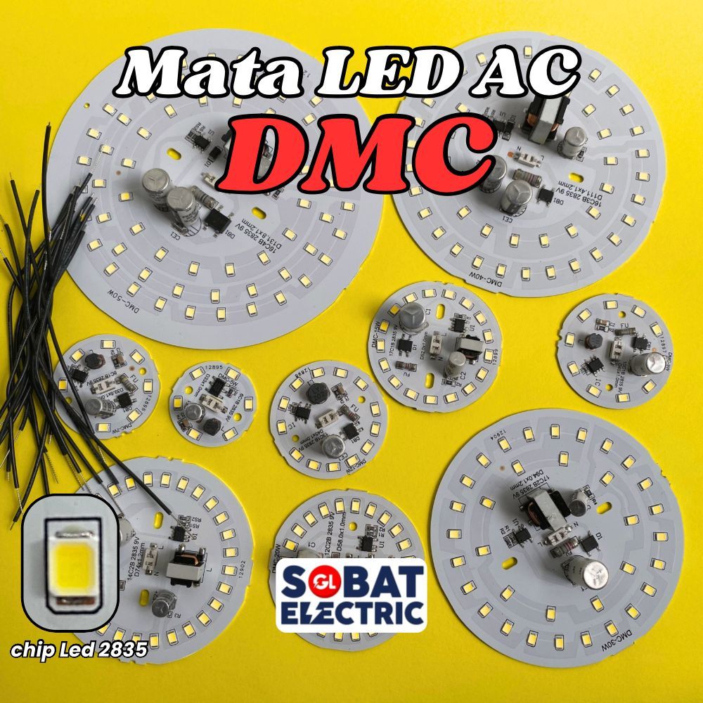 PCB Lampu LED AC DMC - PCB LED Mata Lampu Kode AC DMC
