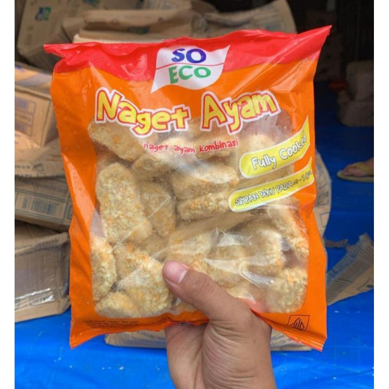 

naget ayam so eco . ½kg dan 1kg