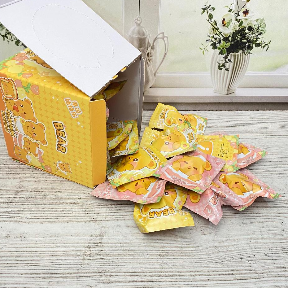 

Penghapus Mystery Bear Kuning 1 Box isi 32 PCS Lengkap CUTE Lucu Favorit Anak / Penghapus Beruang Yellow Misteri 1 Box Besar isi 32 Pack Imut Unik Stationary Fancy Kekinian Bisa Grosir dan COD