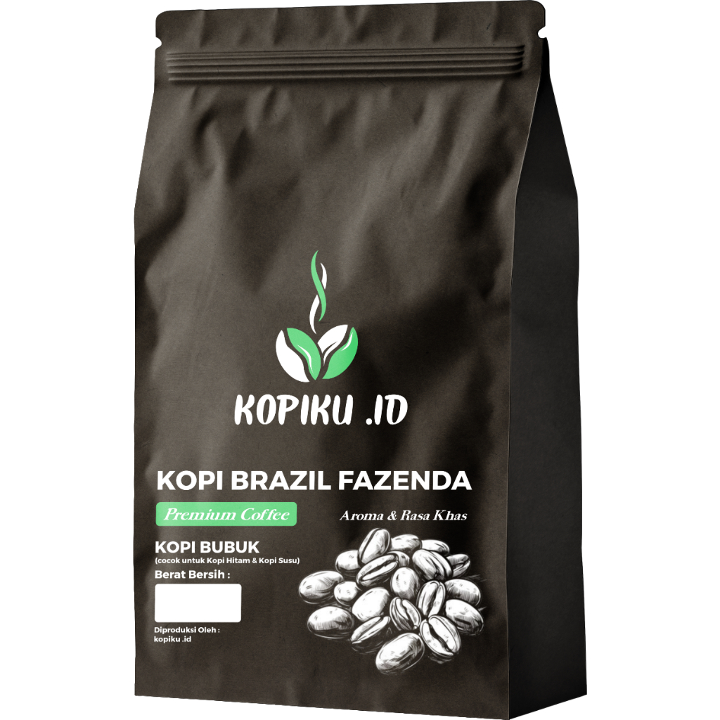

Kopiku.id - Bubuk kopi Premium Coffee Kopi Brazil Fazenda Aroma & Rasa Khas 1000gr