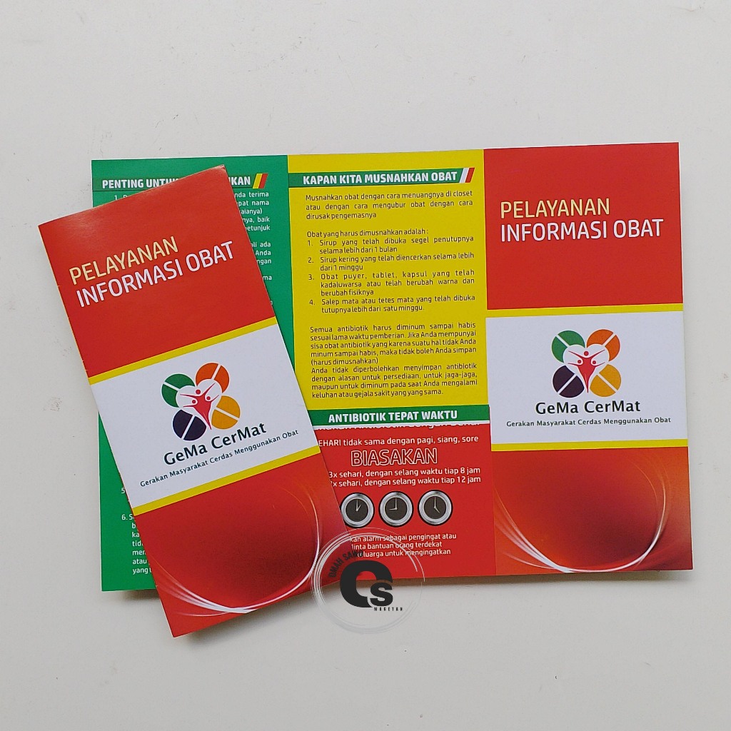 

Leaflet Pelayanan Informasi Obat - PIO - Brosur Kesehatan - Farmasi - Apotek