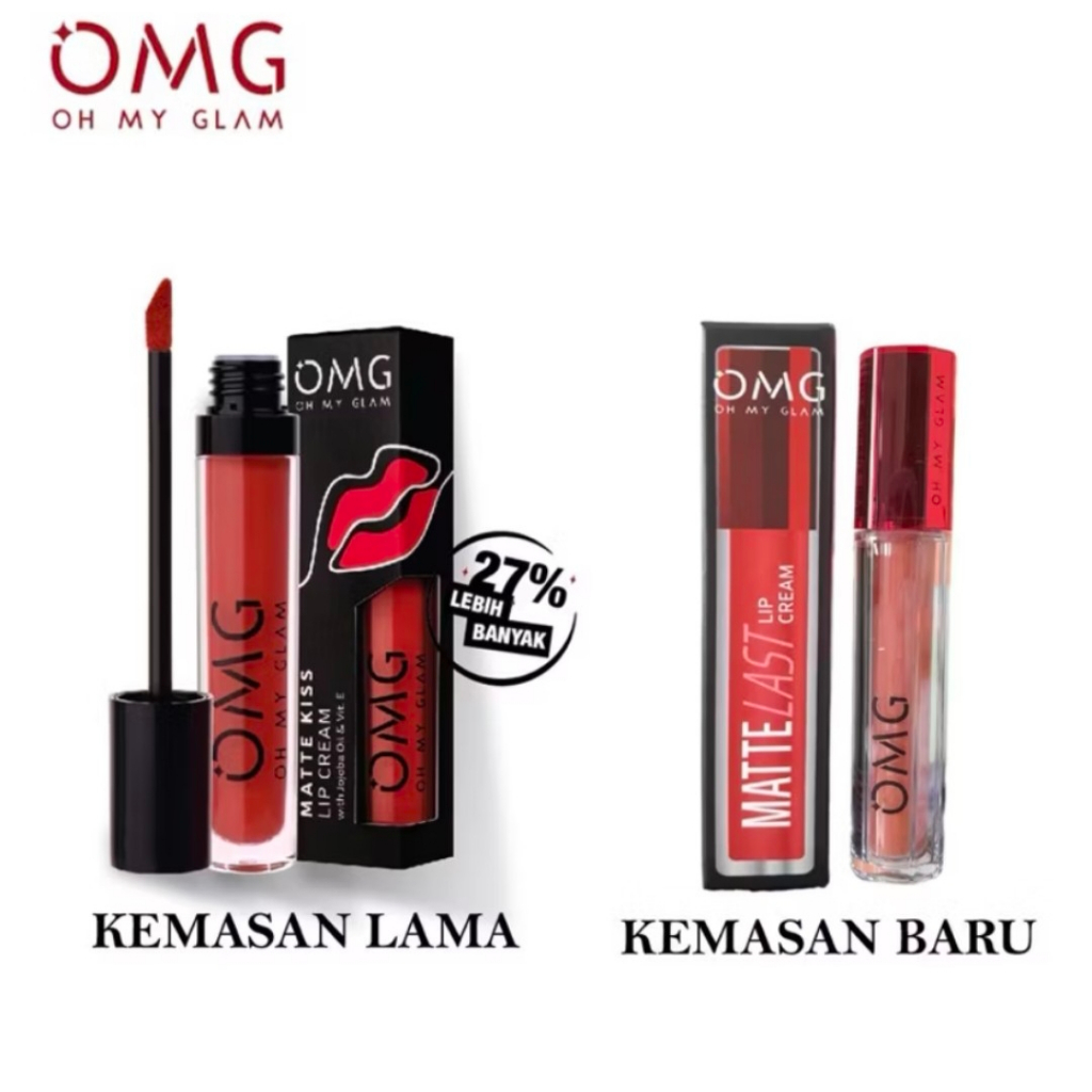 

OMG oh my glam matte kiss lip cream 3.5g