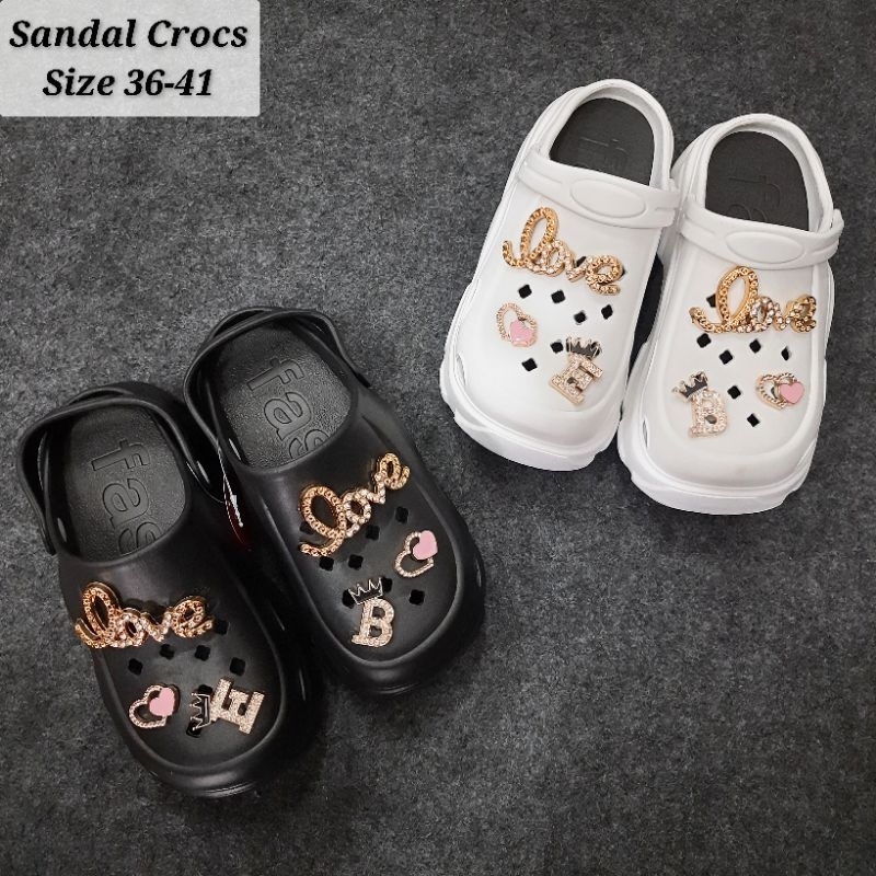 Sandal Crocs Dewasa (acc bisa lepas pasang)