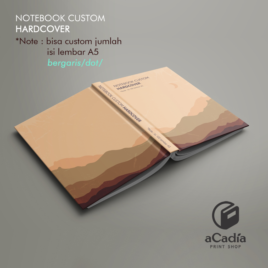 CUSTOM NOTEBOOK A5 ISI PRINT WARNA