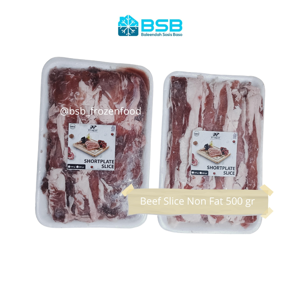 

FF MEAT Beef Slice Low Fat 500 gr Daging Slices Rendah Lemak 500gr