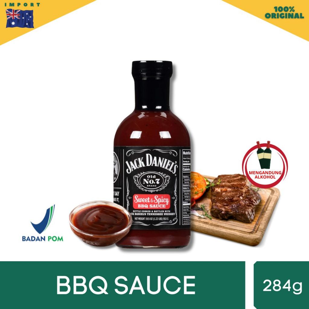 

Jack Daniels Sauce - Saus BBQ Autentik khas Australia