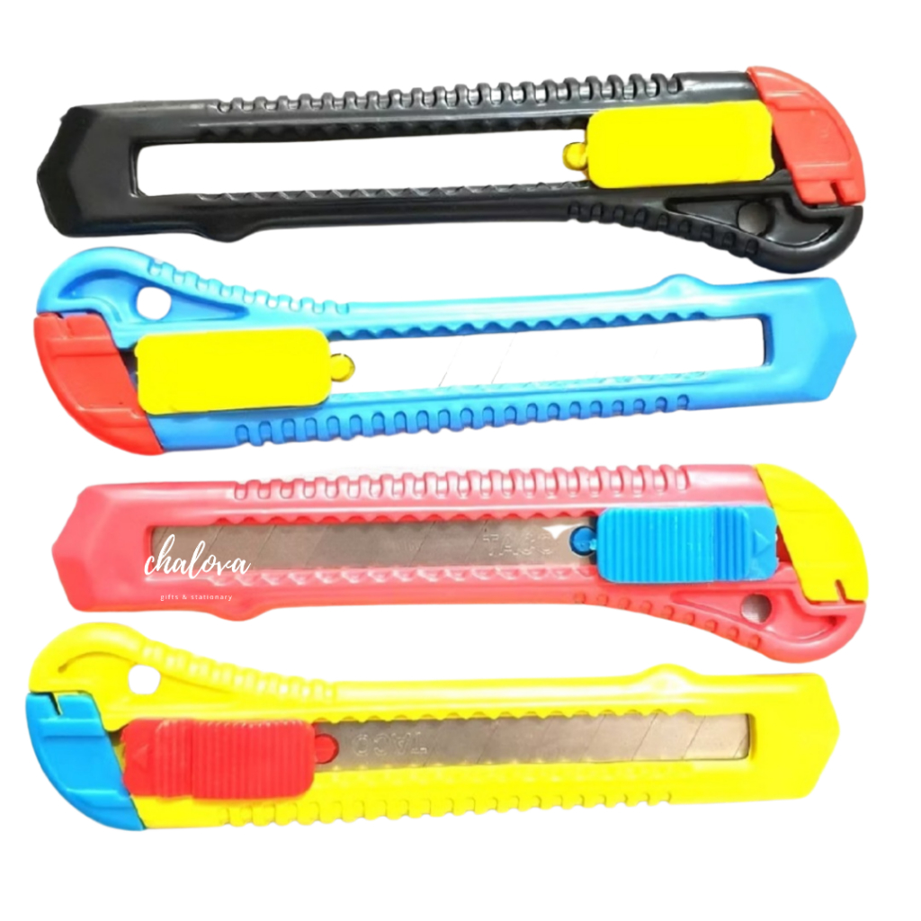 

[LUSIN] CUTTER BESAR BUTEK DOFF TACO / SILET TACO / PEMOTONG TACO / KATER TACO / CUTER TACO ISI 12 PCS