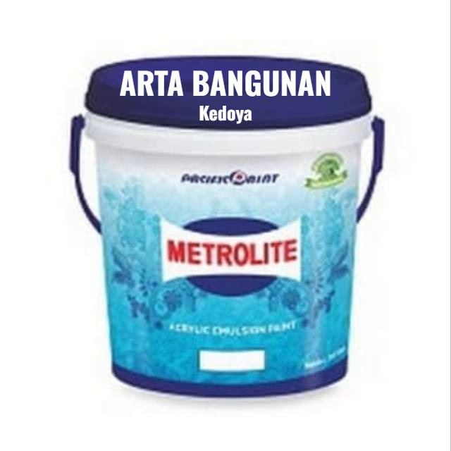 Cat Tembok Metrolite Putih - 3 Liter ( Gallon )