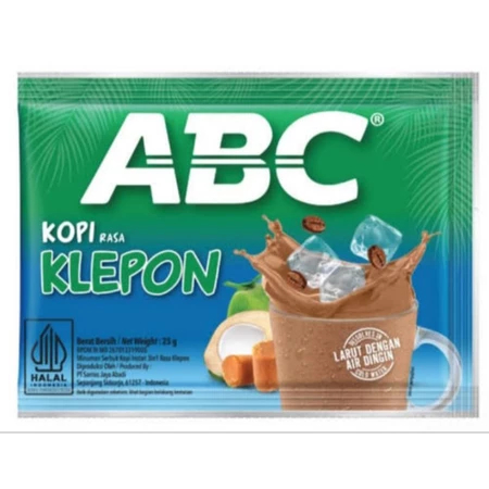 

Kopi ABC Klepon 1 Renceng 10 Sachet Larut Dengan Air Dingin