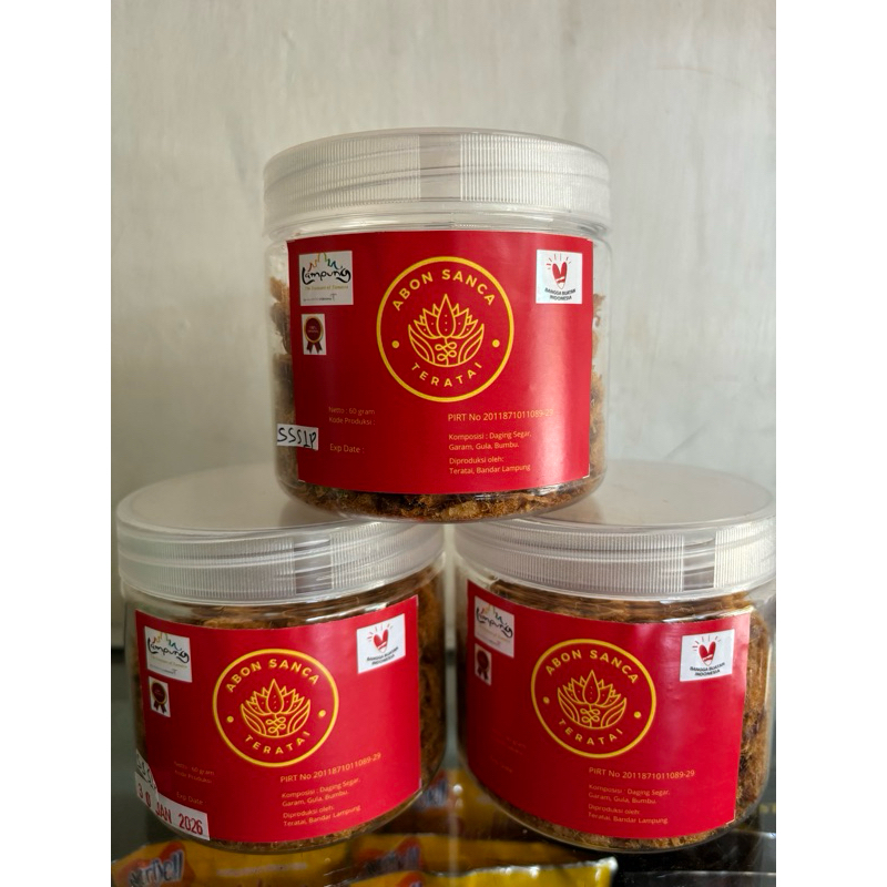 

Abon Sanca cap Teratai Toples